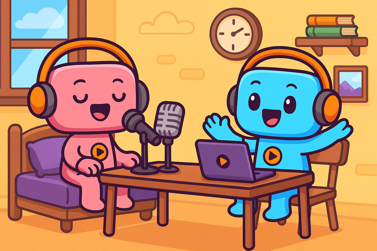 Students podcasting, storytelling and creating video with MiniVox